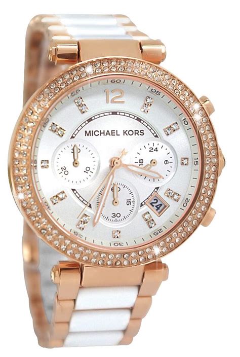 relógio michael kors branco|Michael Kors ladies watches.